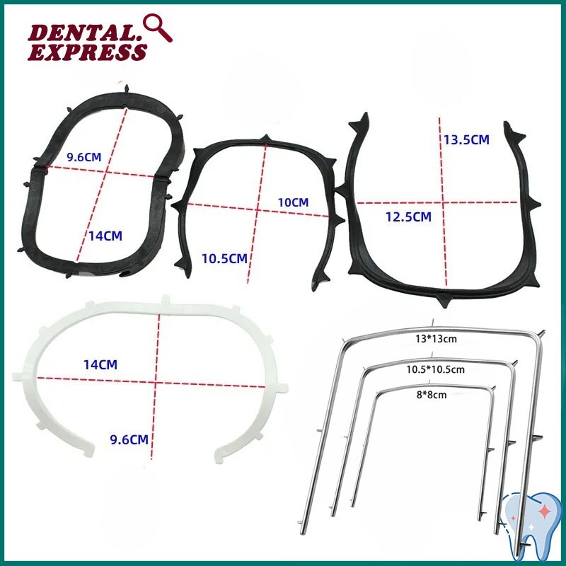 Dental Rubber Dam Frame Punch Template Clamps Forceps Plier Endo Lab Instruments