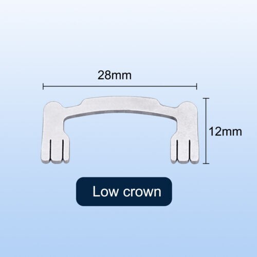 2 Pcs/Box Dental Polishing Strips Holder Resin Sanding Sticks High + Low Tool
