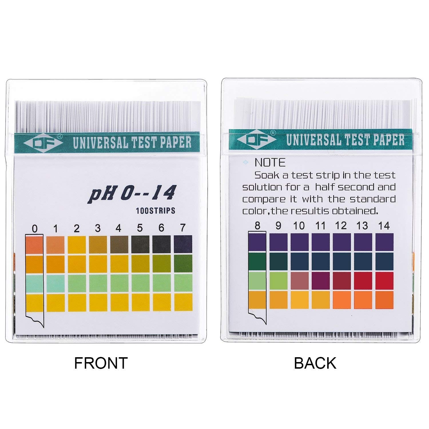 100pcs/Box Universal Test Paper PH Indicator Paper Rod PH Test Paper Range 0-14