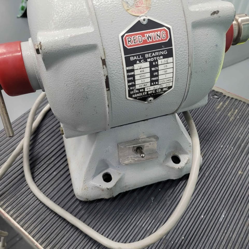 Handler Red Wing 26 Polishing Lathe Ball Bearing A.C. Motor