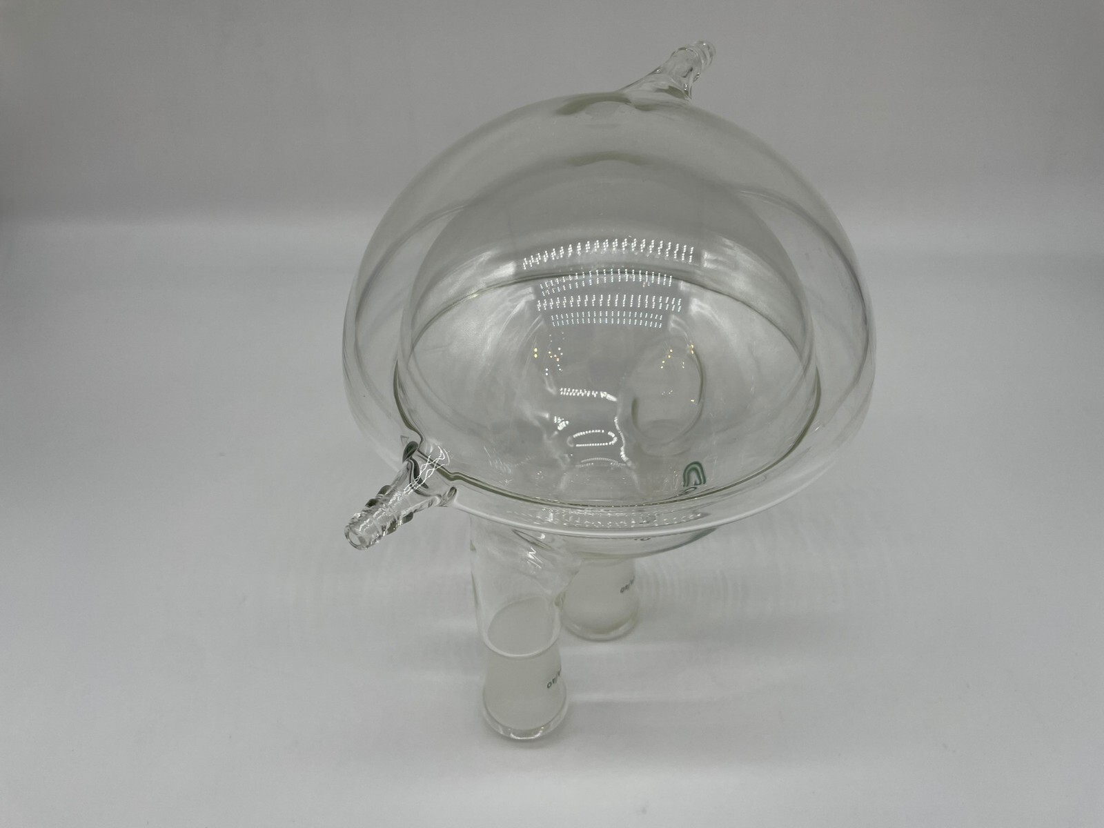 Chemglass CG-1537-04 Half Jacketed Heavy Flask 3-Neck 24/40 Vertical