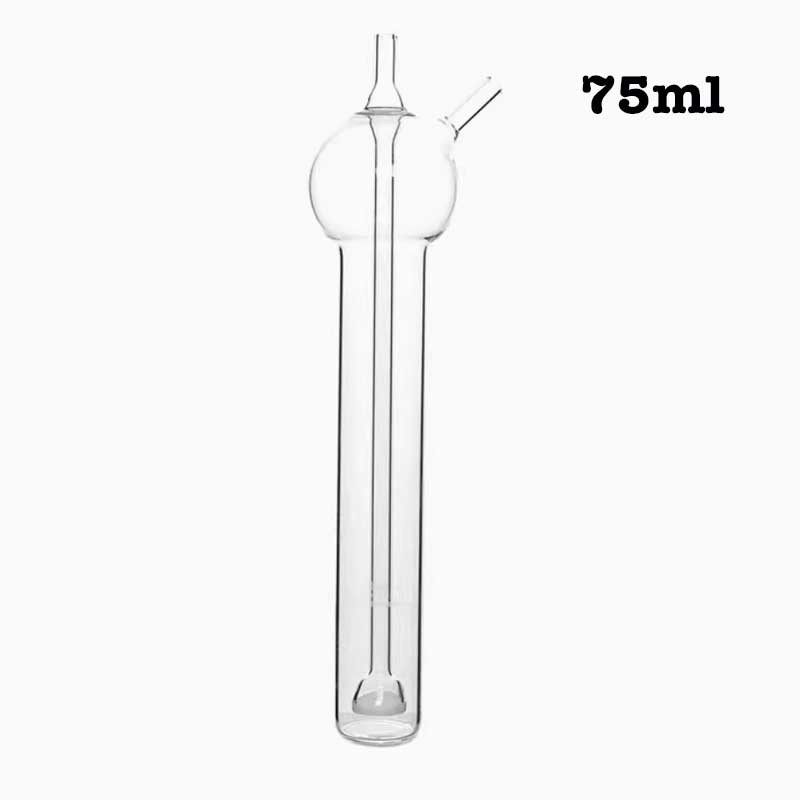 75ml Transparent Glass Sulfur Dioxide Absorber Tube Gaseous Absorption Tube