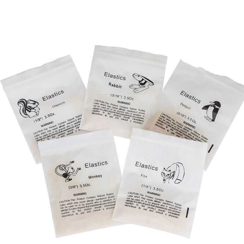 5000 Pcs/Pack Dental Orthodontic Rubber Bands Elastics Braces 3.5/5.0/6.5 oz