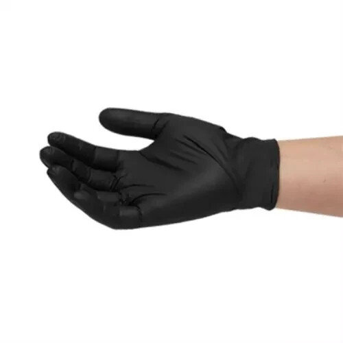 GlovePlus Black Nitrile 5-mil Gloves Powder-Free Small New 400 PC (100×4)