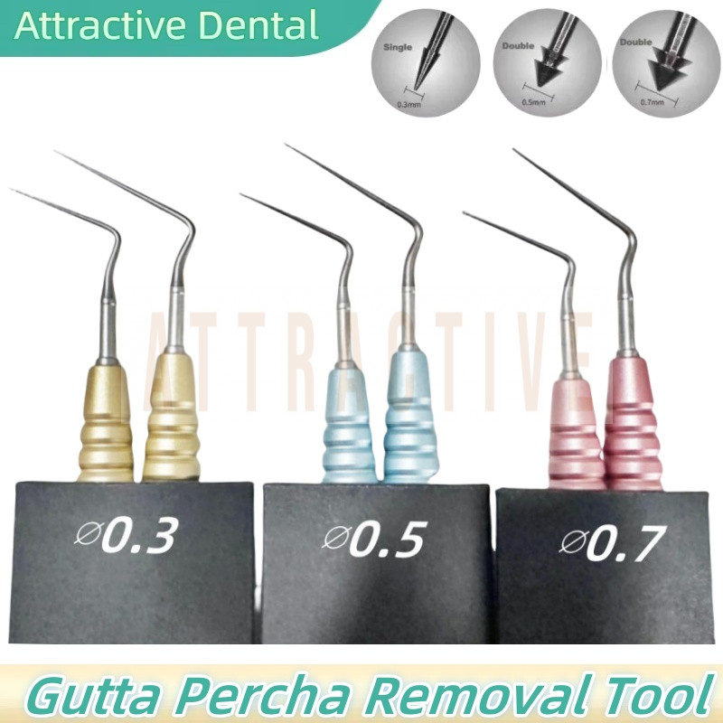 Dental Gutta Percha Removal Tool Endo GPRS Root Tip Extractor GP Remover 0.3/5/7