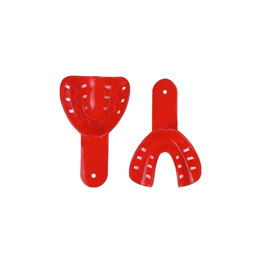 Dental Impression Trays Plastic Disposable Teeth Holder Kit L/M/S For Adults/Kid