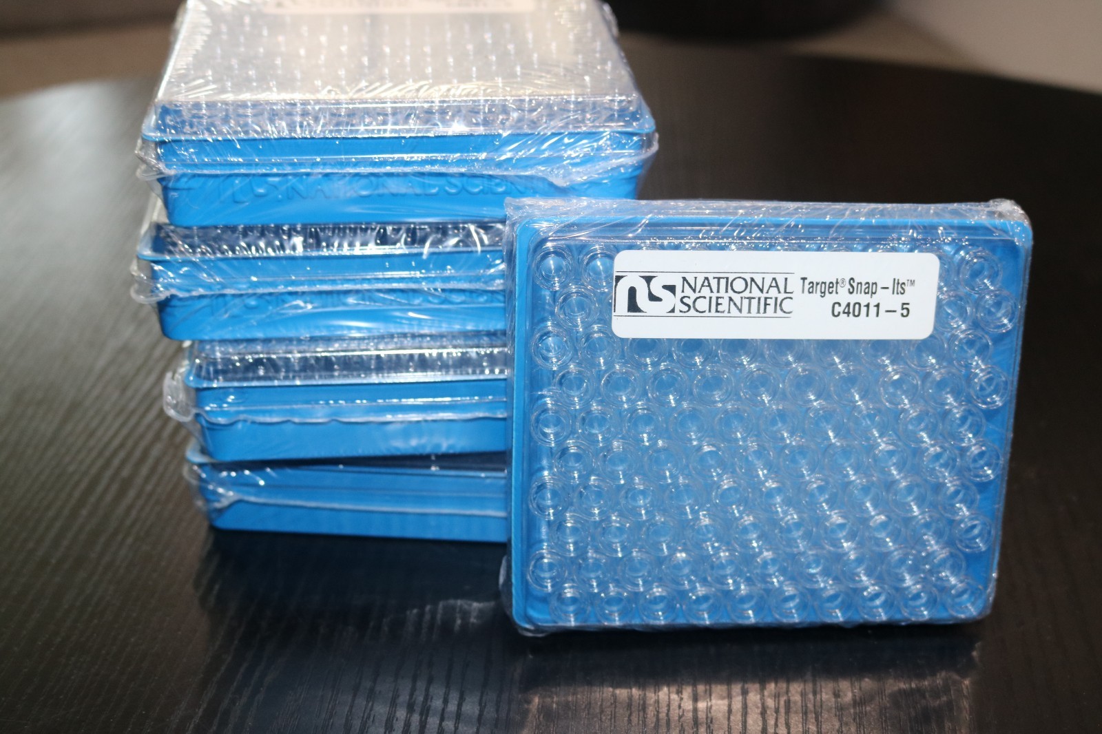500 Scientific National C4011-5 Snap-Its Clear 12x32mm