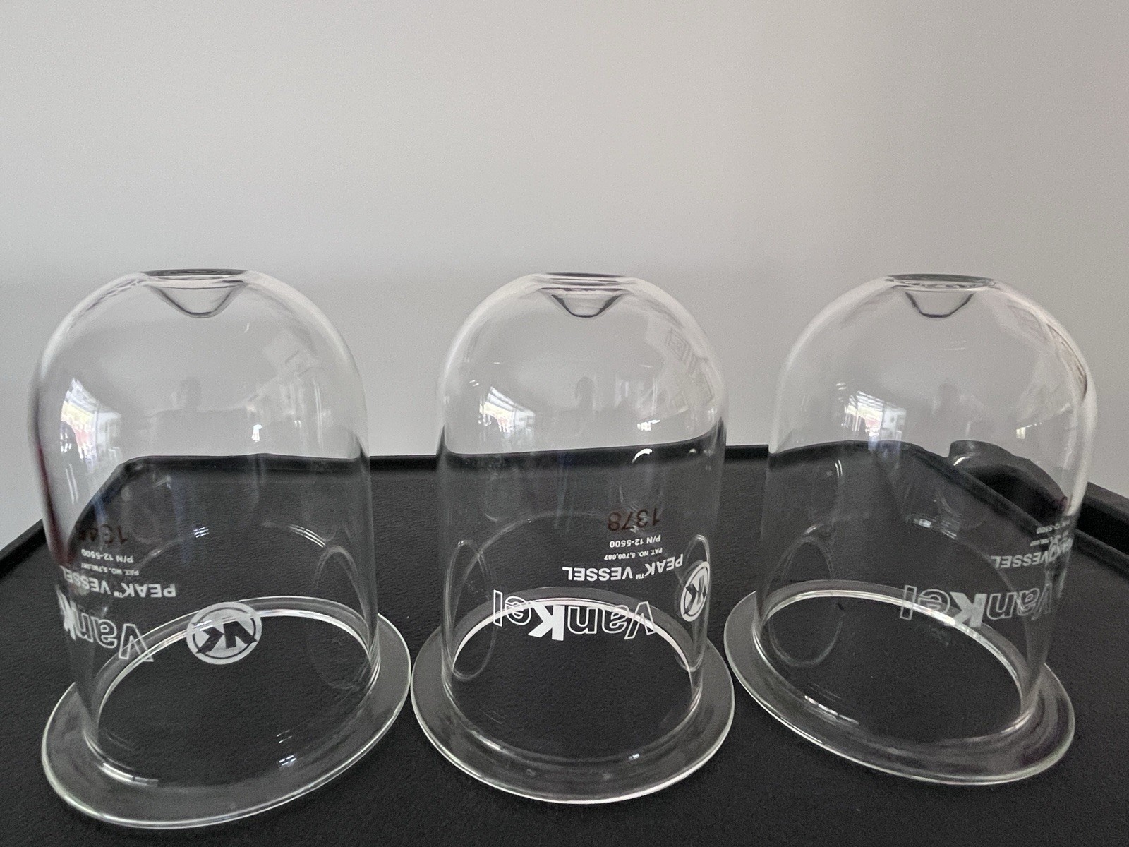 VanKel Dissolution PEAK Vessels, Set of 3, PN 12-5500