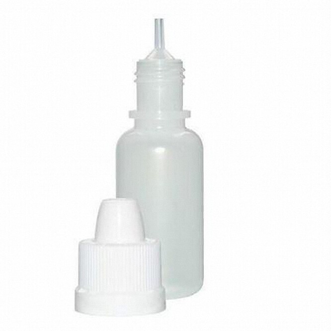 1/2 oz LDPE Plastic Dropper Bottles w/Child-Resistant Caps (12-25-50-100 count)