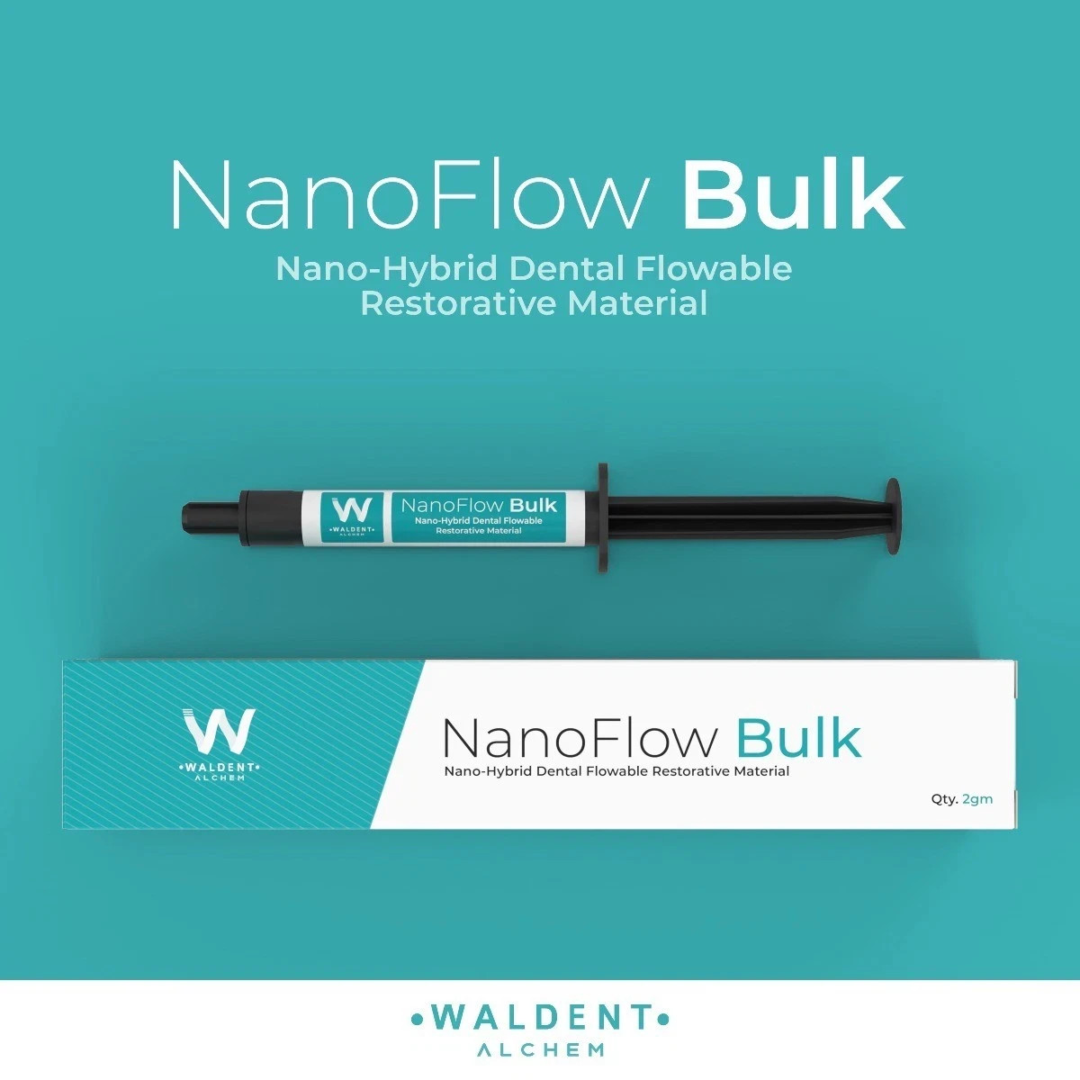 Waldent NanoFlow Bulk Fill Flowable Composite pack of 10