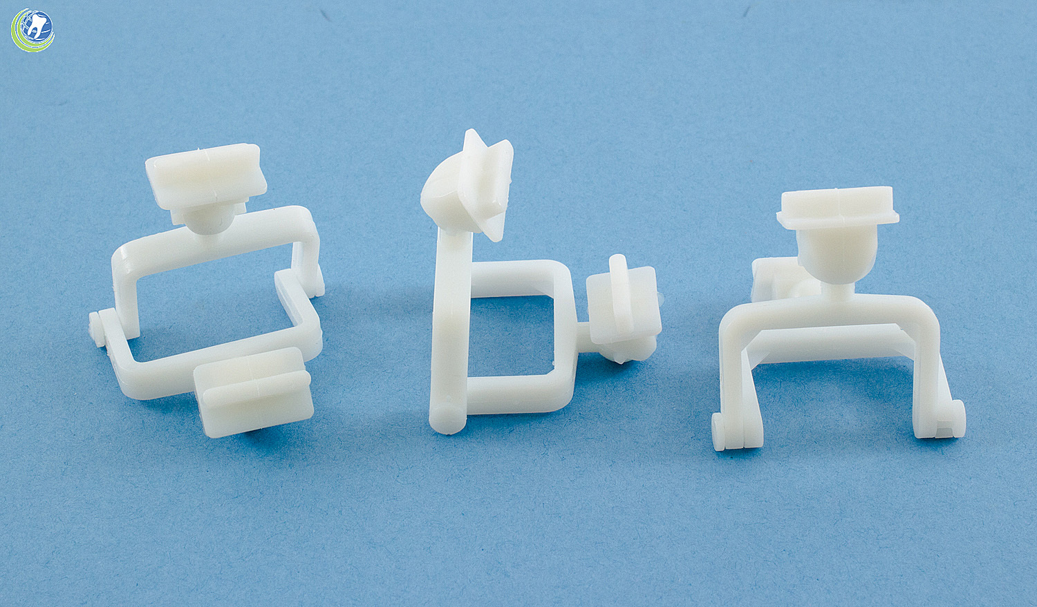 DENTAL LAB MINI PLASTIC DISPOSABLE CROWN AND BRIDGE ARTICULATOR 100PC WHITE