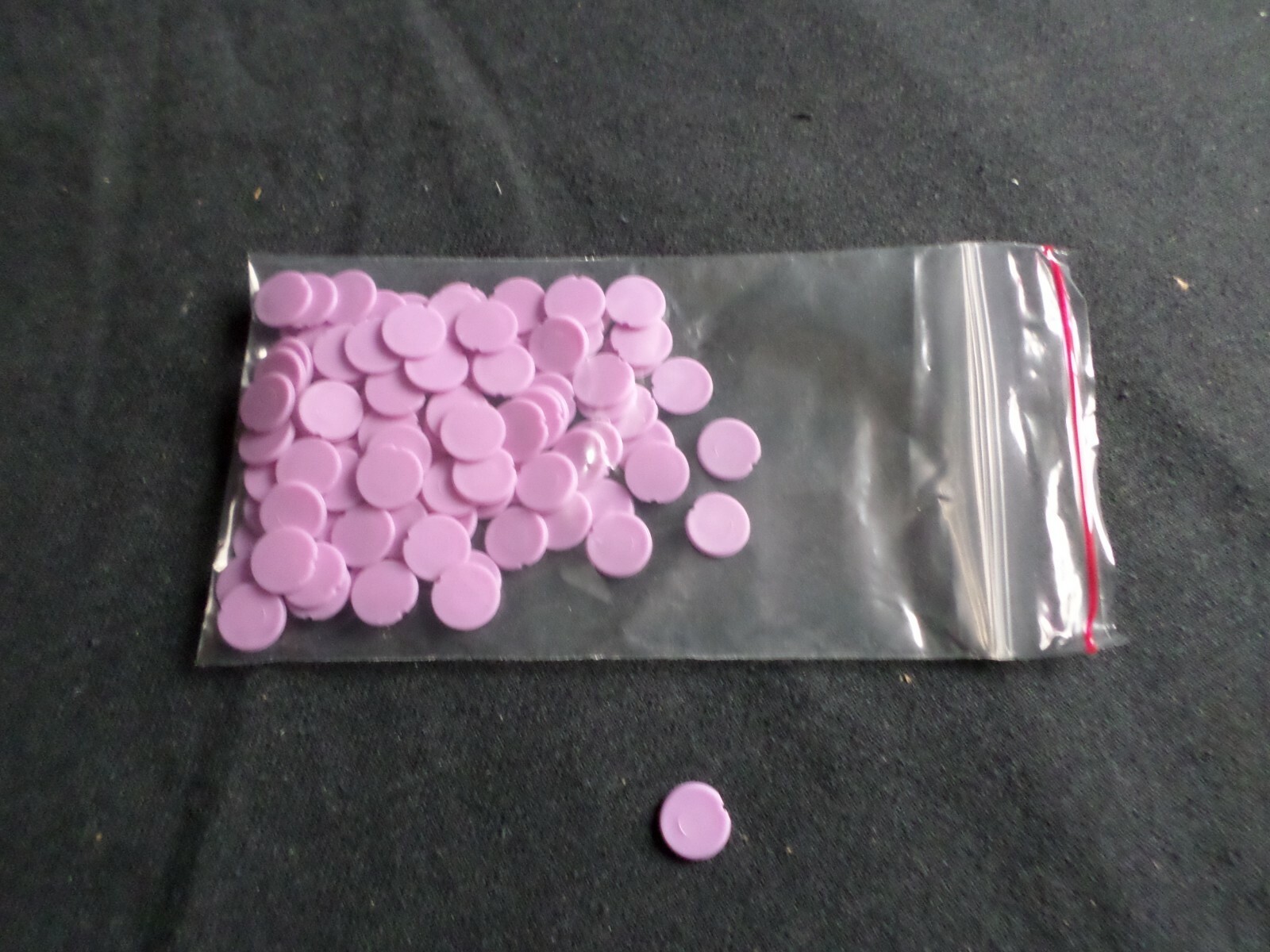 (100) 11mm Purple Cap Inserts for CyroStore Cryogenic Vials, 212435-V