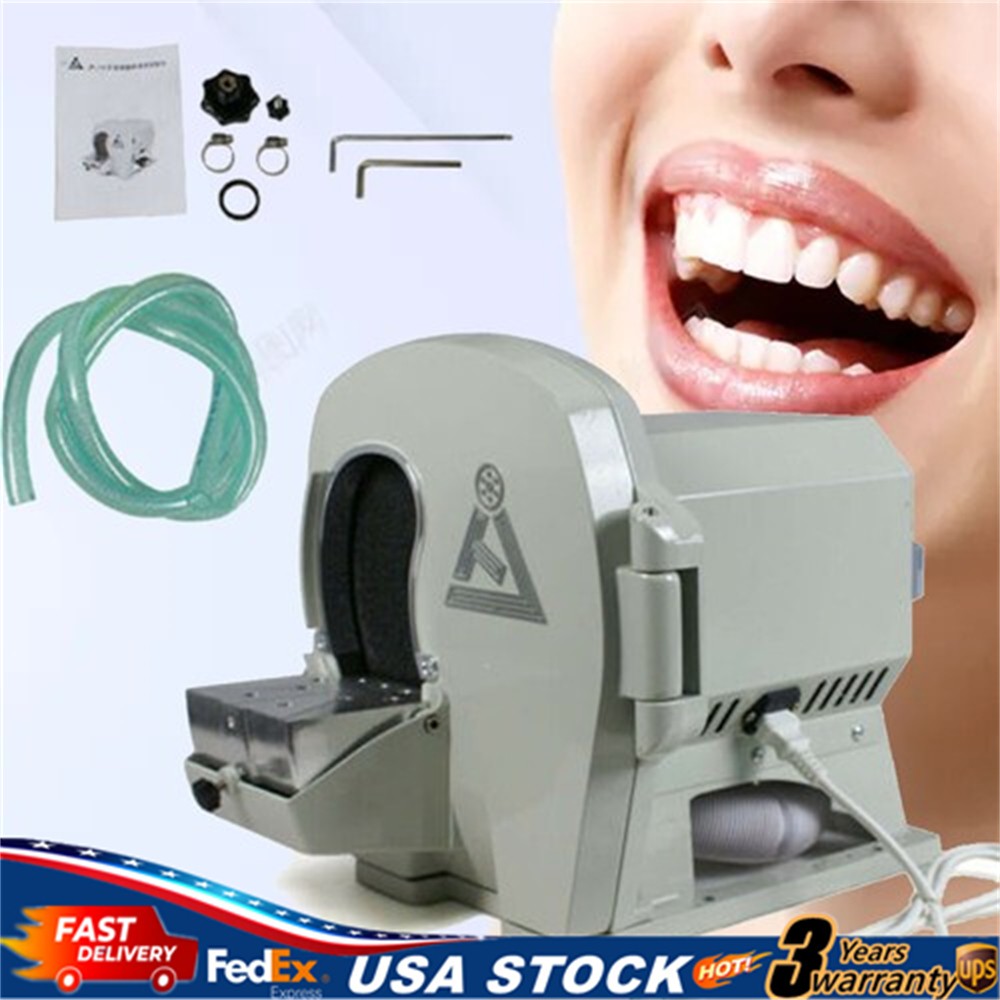 10″ Dental Wet Model Trimmer Plaster Abrasive Grinder Trimming Equipment Gypsum