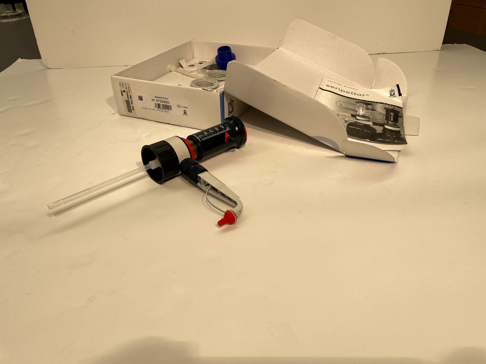 Brand Tech Seripettor, 0.4-2ml w/ manual & spare parts, Dispenser