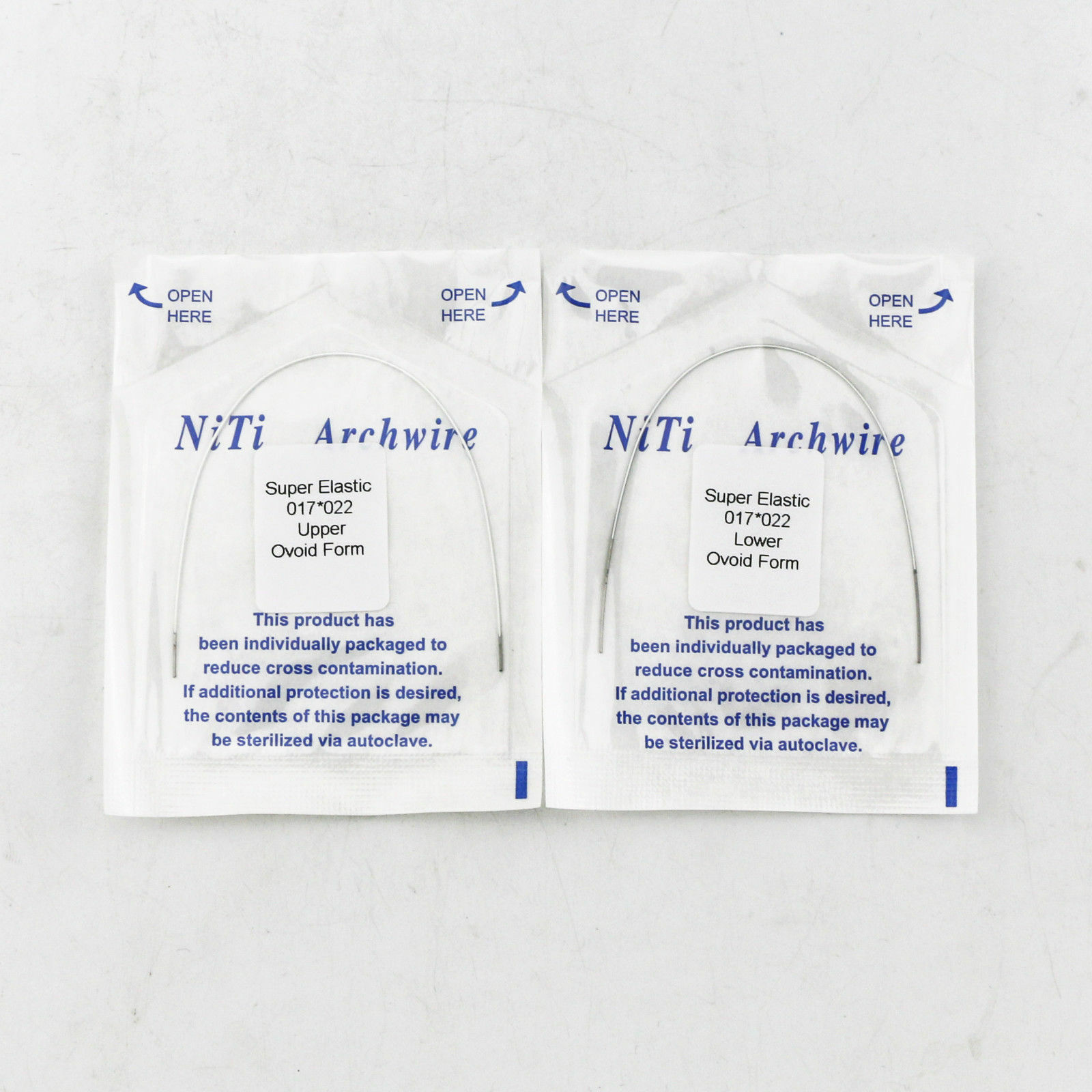Dental Ortho Super Elastic Niti Arch Wire Rectangular/Round White/Teeth Color