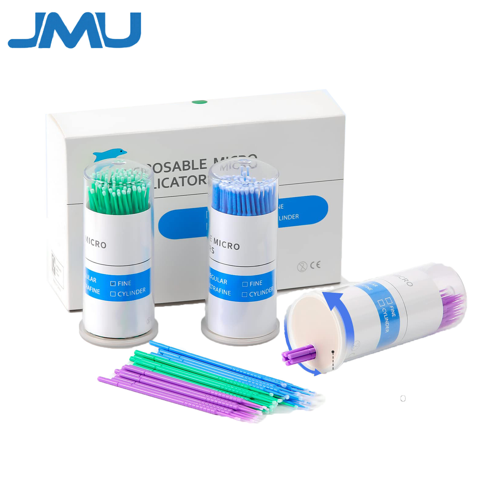 2000PCS Dental Microbrush Disposable Applicators Tips Micro Brush Cleaning