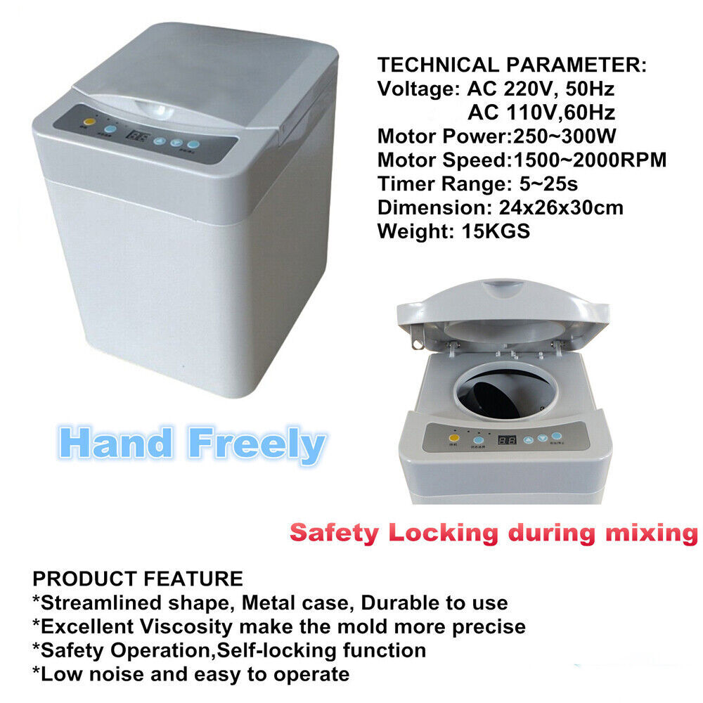 250W Dental Impression Fully Automatic Alginate Mixer Mixer Blender HL-YMC V CE