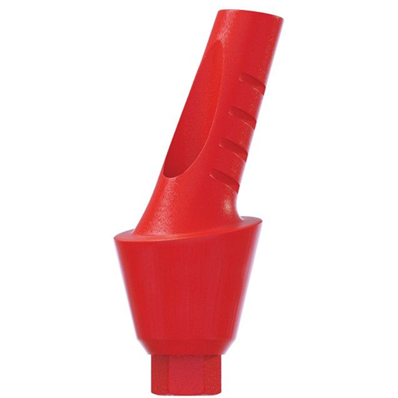 5x Angulated Anatomic Plastic Castable 25° UCLA Prosthetic Int Hex 2.42mm Dental