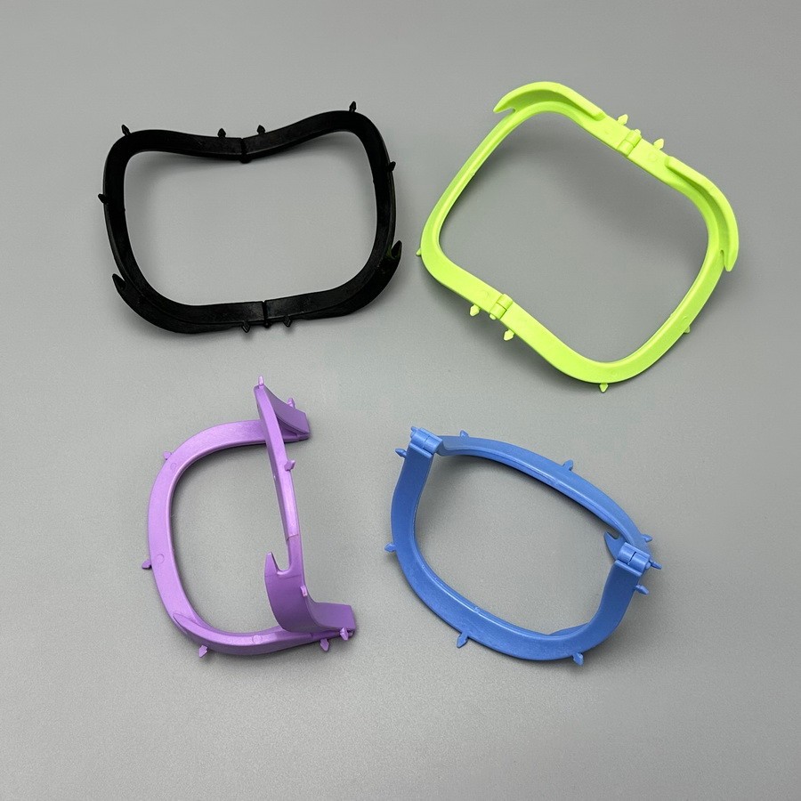 10x Dental Foldable Bracket Frame Plastic Rubber Dam Sheet Oral Barrier Tool USA