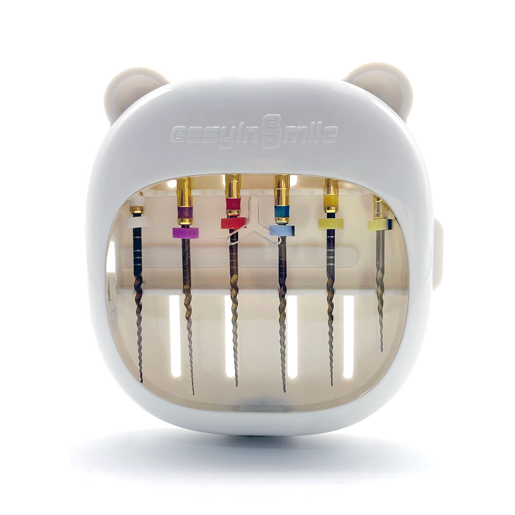 5pc Dental Disinfection Box Endodontic File Organizer Case For Endo File Measure
