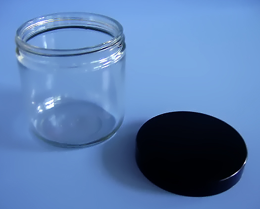 WIDE MOUTH SPECIMEN JAR w/ LID 16 oz / 480 mL
