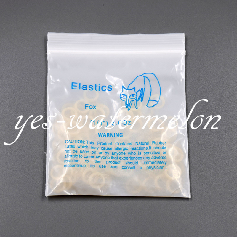 100 Pcs Dental Orthodontic Rubber bands Elastic Band for Braces 1/4″ 5.0 Oz Fox