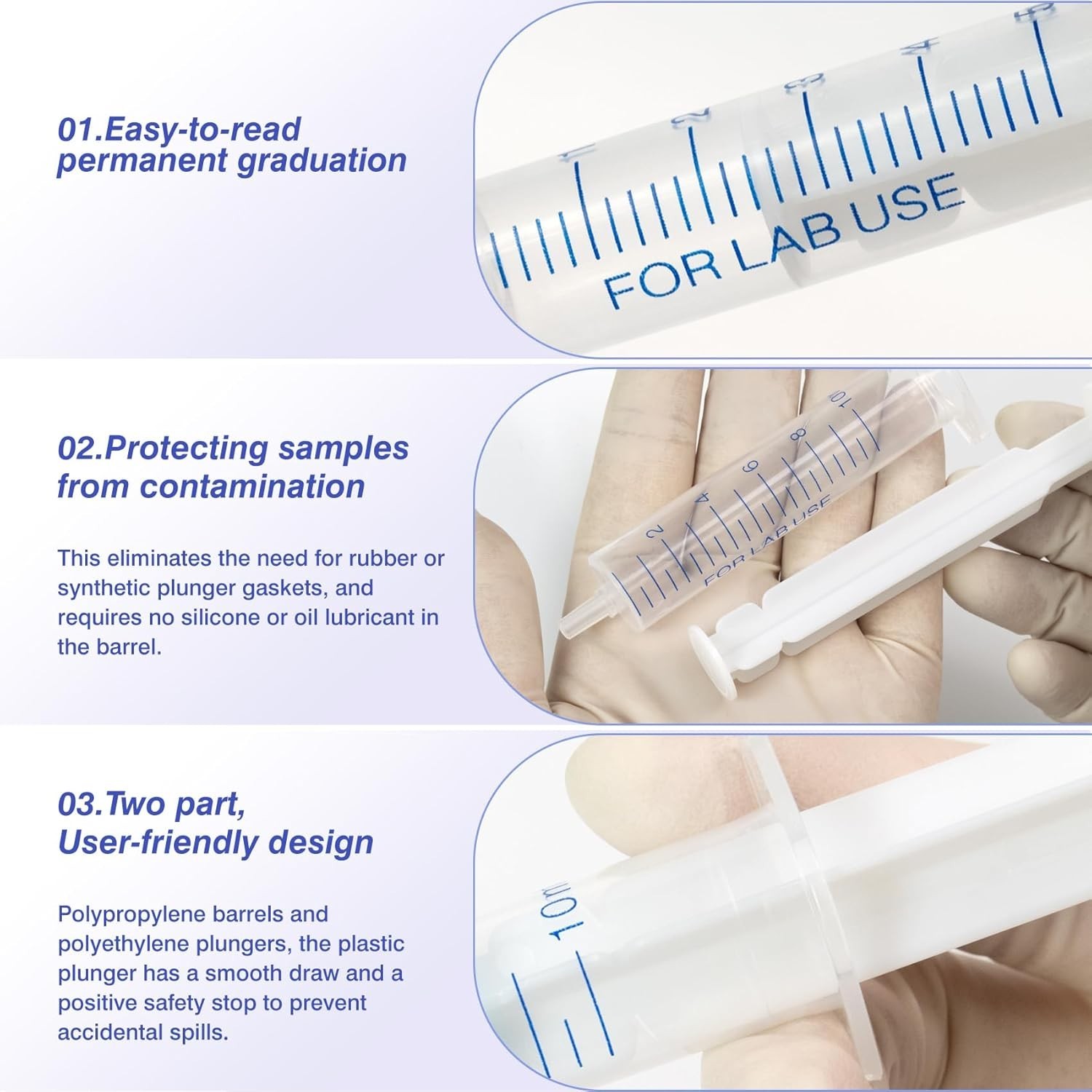 Versatile 12 Pack 10ml Plastic Syringes – Perfect for Crafts & Experiments