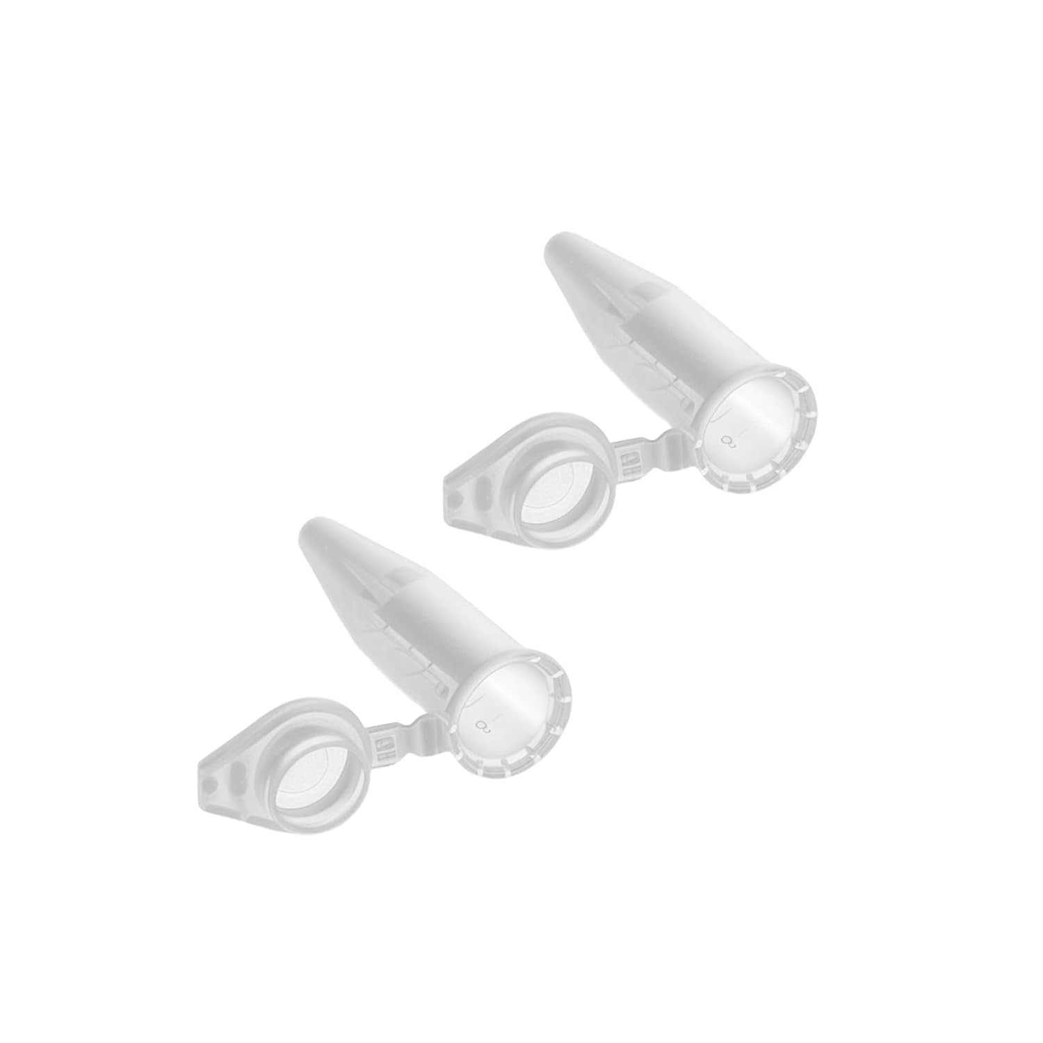 200PCS 40mm Transparent Plastic Centrifuge Tubes with Scale and Snap On Lids …