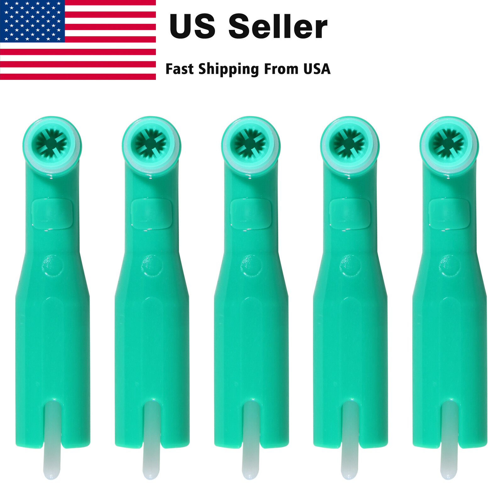Dental disposable prophy angles Soft cup Latex Free 90° Polishing Cups Green