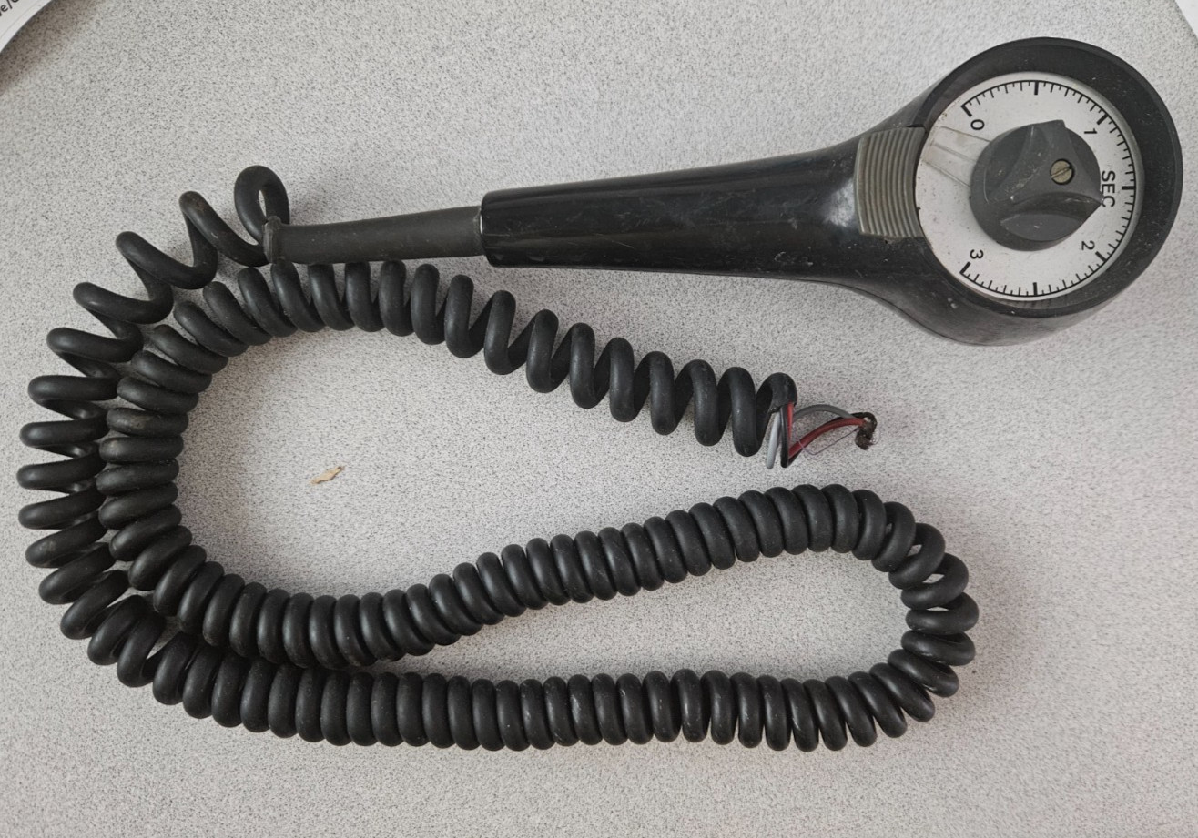 VINTAGE DENTAL RITTER HAND/HELD CORDED EXPOSURE SWITCH