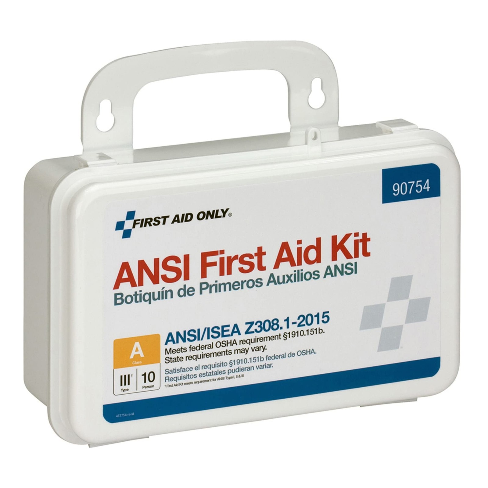 First Aid Only 90754 Bulk Ansi A 10-Person Emergency First Aid Kit For Home