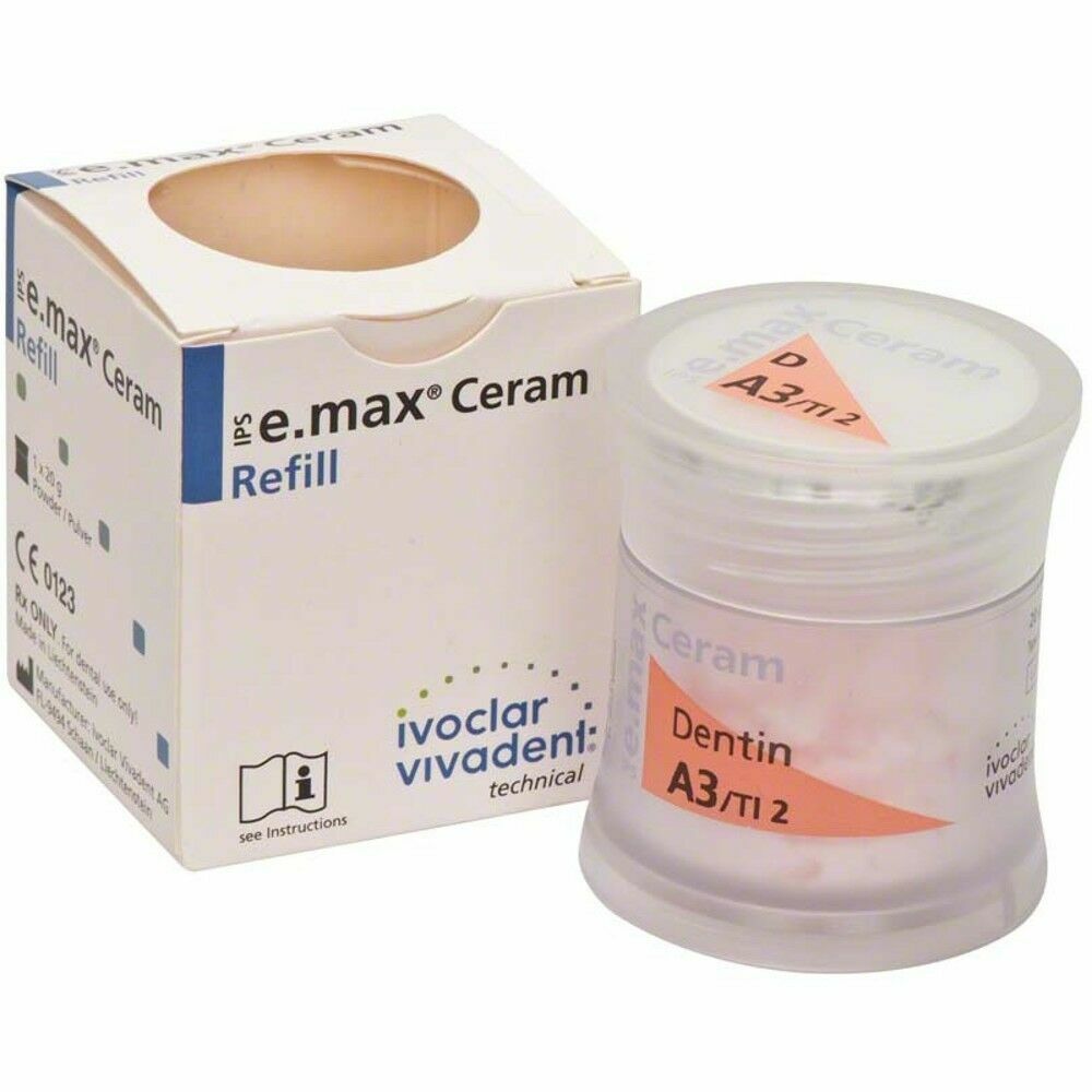Ivoclar IPS e.max Ceram Shade Dentin A-D A3/TI 2 20g 596960