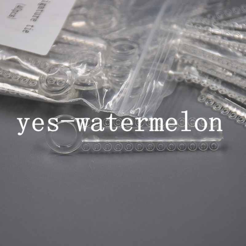 1040 Pcs Elastic Rubber Bands Ligature Ties Dental Orthodontic Clear Transparent