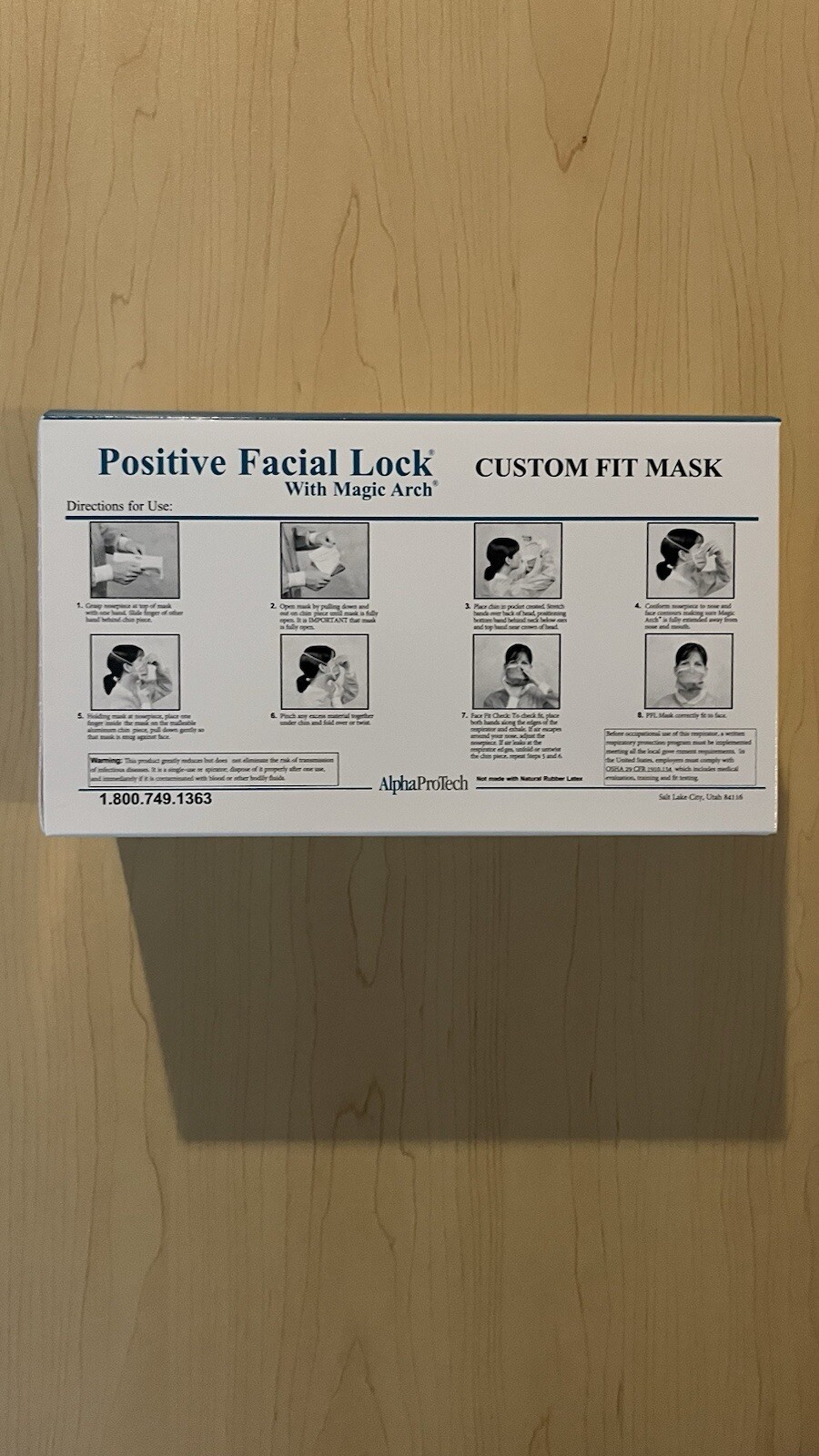 Alpha ProTech Positive Facial Lock N-95 Respirator/Surgical Face Masks (35)