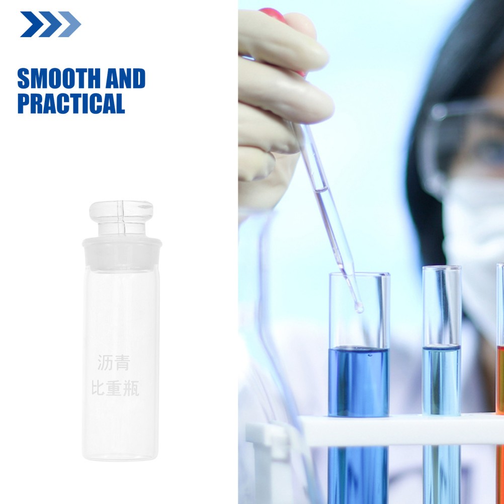 2 Pcs Lab Glassware Set Asphalt Sample Container Specific Gravity Bottle