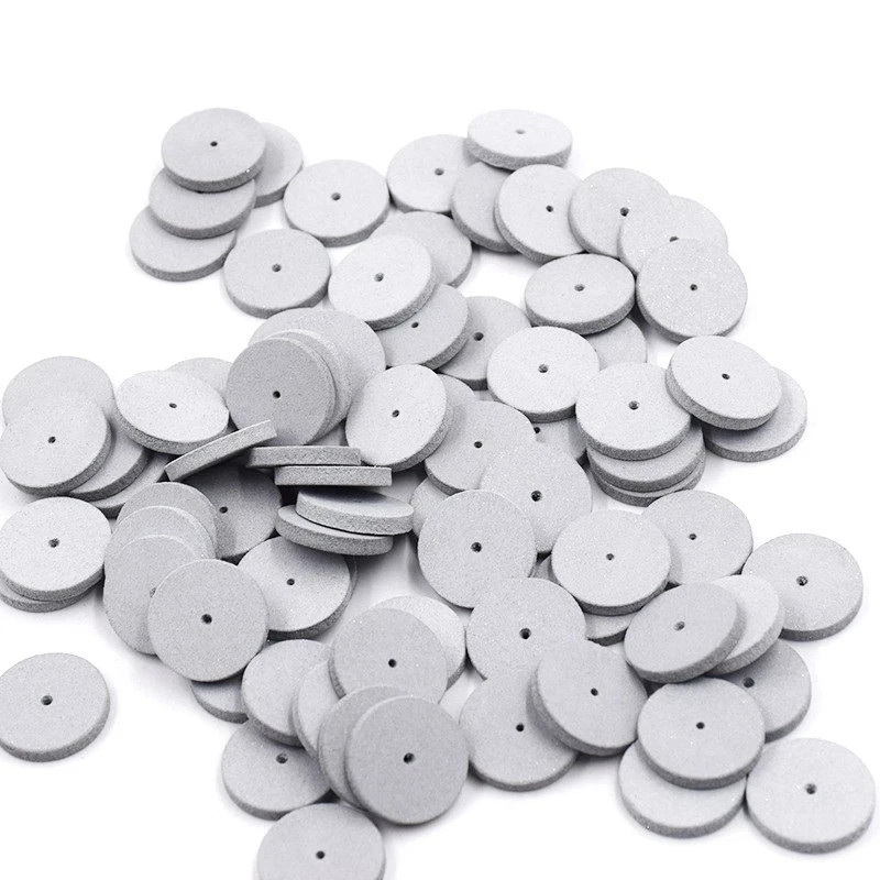 Dental Polishing Wheels Burs Silicone Rubber Polisher Porcelain Resin Teeth