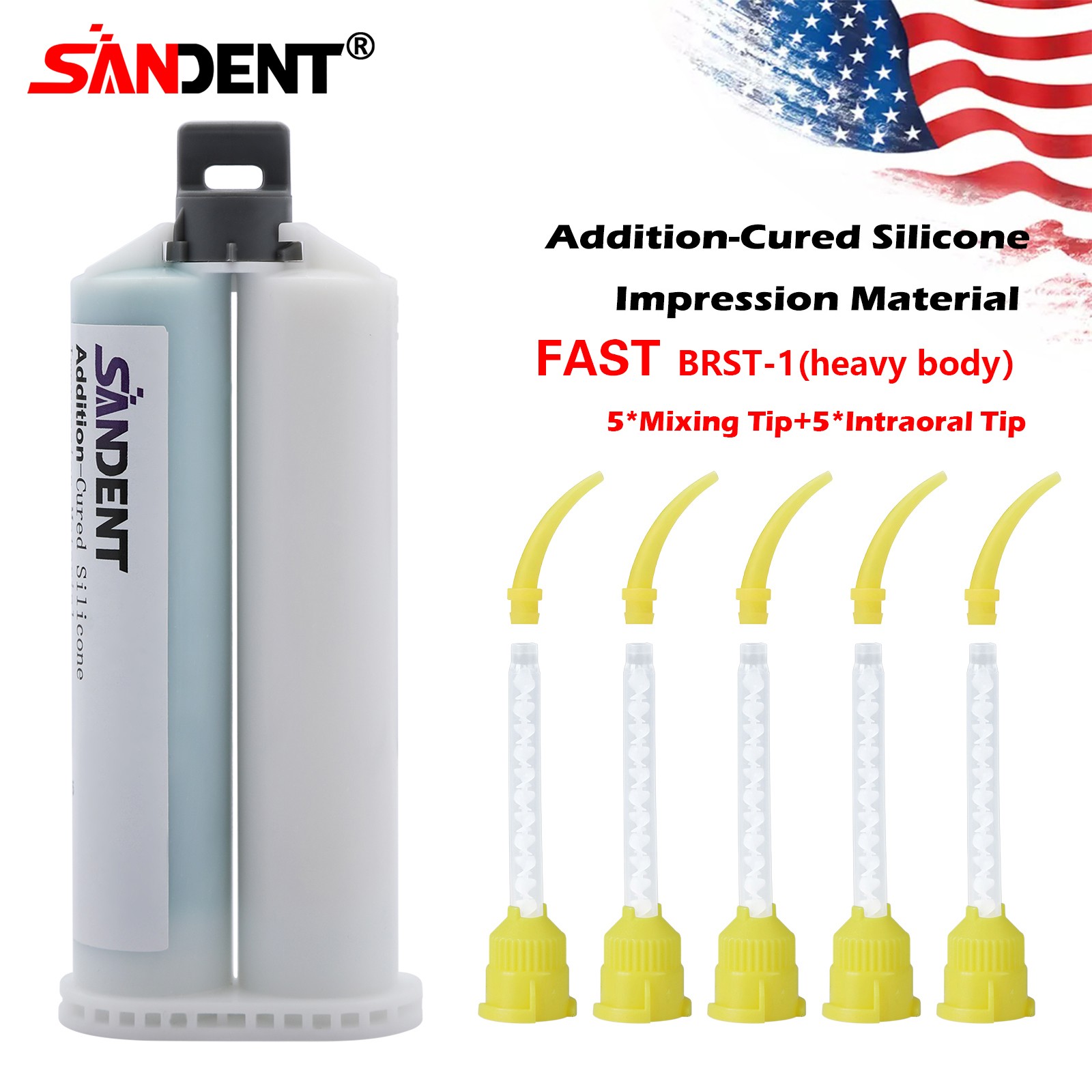 Impression Material VPS Heavy Body Regular Set 10 x 50ml + 50 TIPS