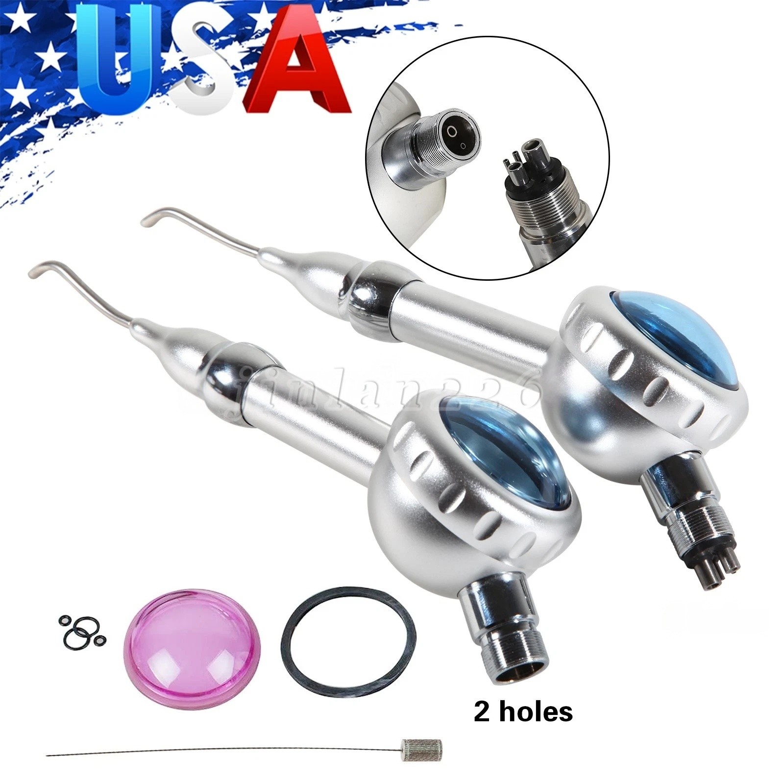 Dental Air Jet Dental Air Polisher 4 Hole 2 Hole Dental Sandblasting Machine