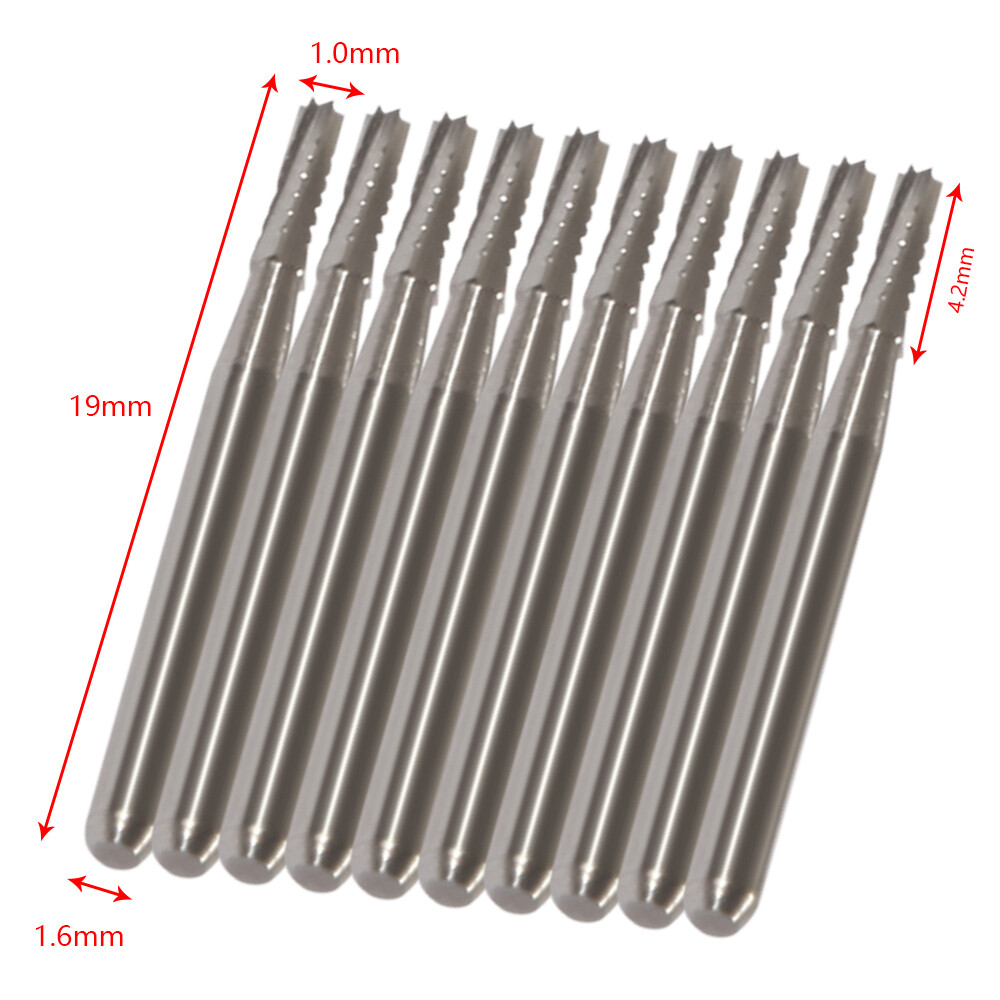 10-100Dental Round Carbide Steel Drills Burs FG-557 Bur for High Speed Handpiece