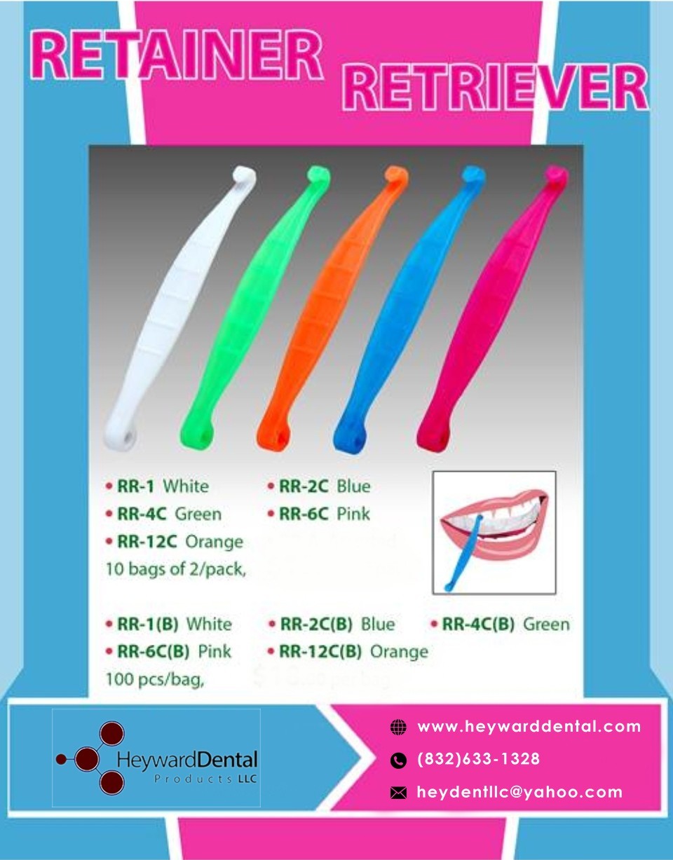100 Pcs Dental Aligner Retainer Retriever Remover Green