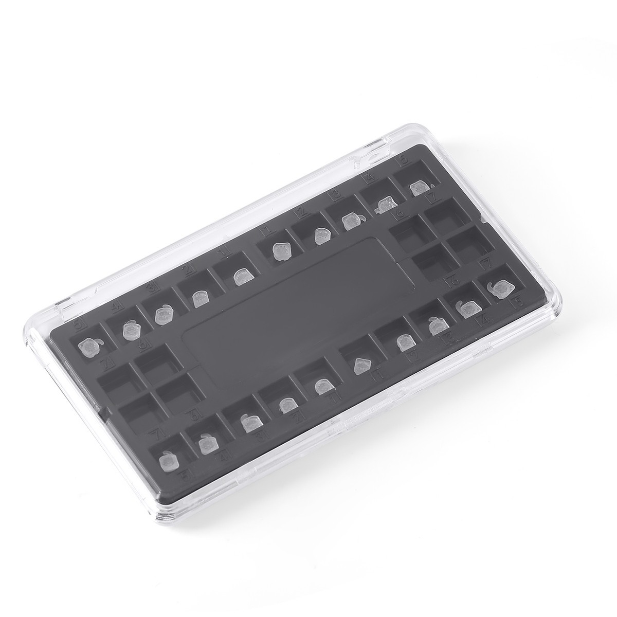 AZDENT Dental Orthodontic Ceramic Brackets Braces Roth/MBT 0.022 Hooks 345