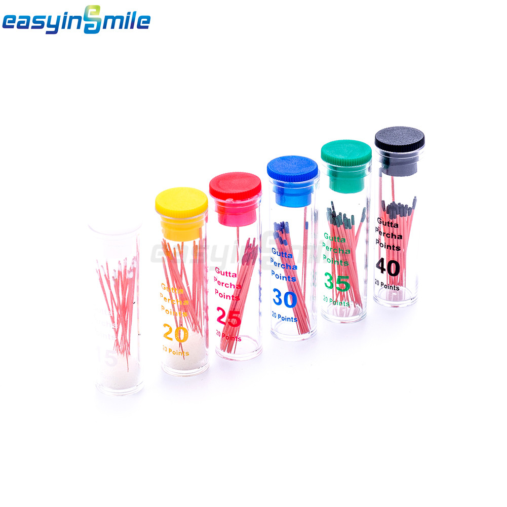 3boxes Dental Gutta Percha Points Root Canal Filling Taper 0.02/0.04/0.06 #15-40