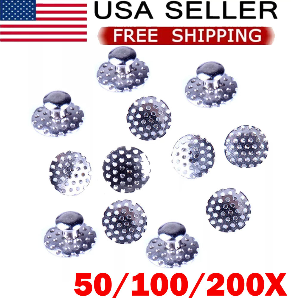 50/100/200Pcs For Denal Ortho TOMY Round Perforated Hollow Lingual Buttons NEW