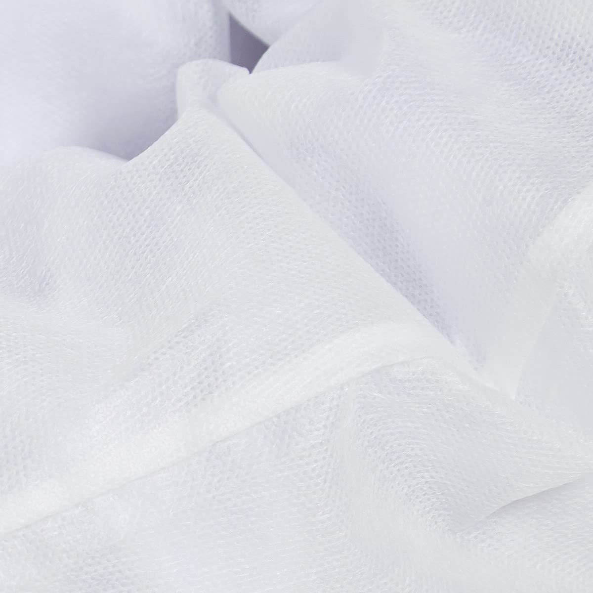 White 20 Pack Disposable Breathable Polypropylene Isolation Gown with Elastic…