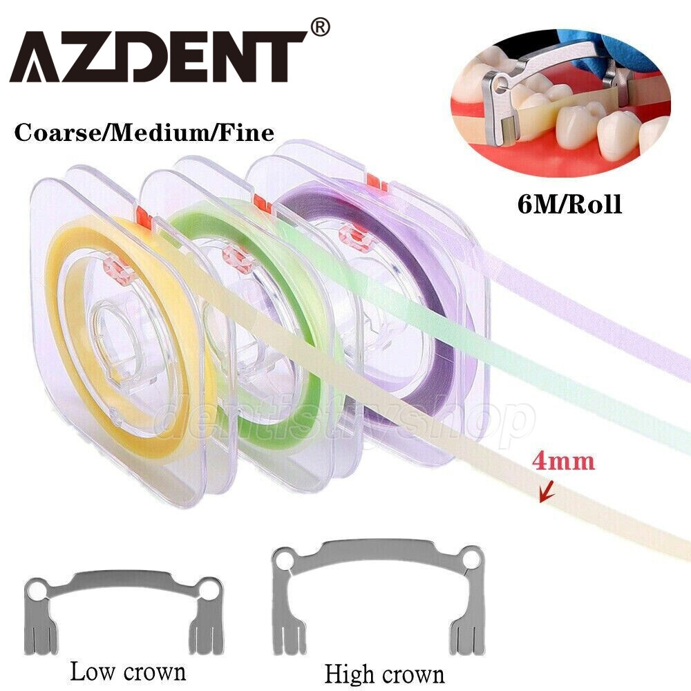 Dental Polishing Strips Composite Resin Polyester Sanding Finishing Strip Holder
