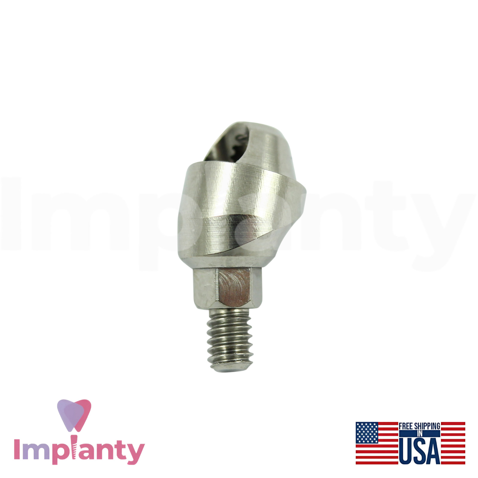 5x MIS Compatible Ø4.8mm Angulated Multi Unit Prosthetic SP 17° Int Hex 2.45mm