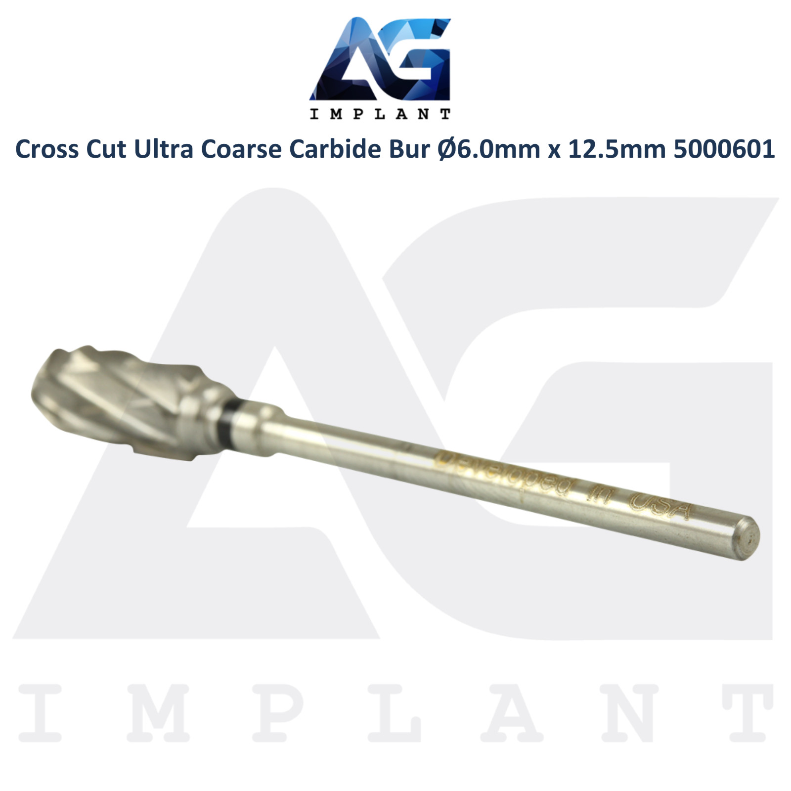 Dental Wilson Cross Cut Barrel Ultra Coarse Bur Ø6.0×12.5mm Carbide Tool 5000601