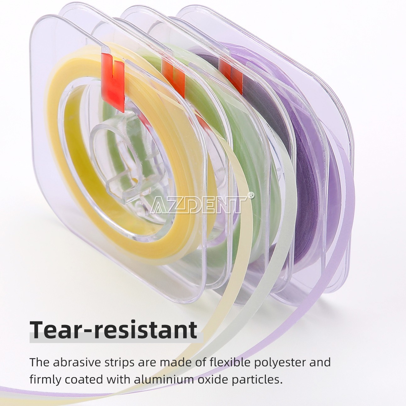 Dental Abrasive Strips Polyester Polishing Strip Coarse/Medium/Fine AZDENT
