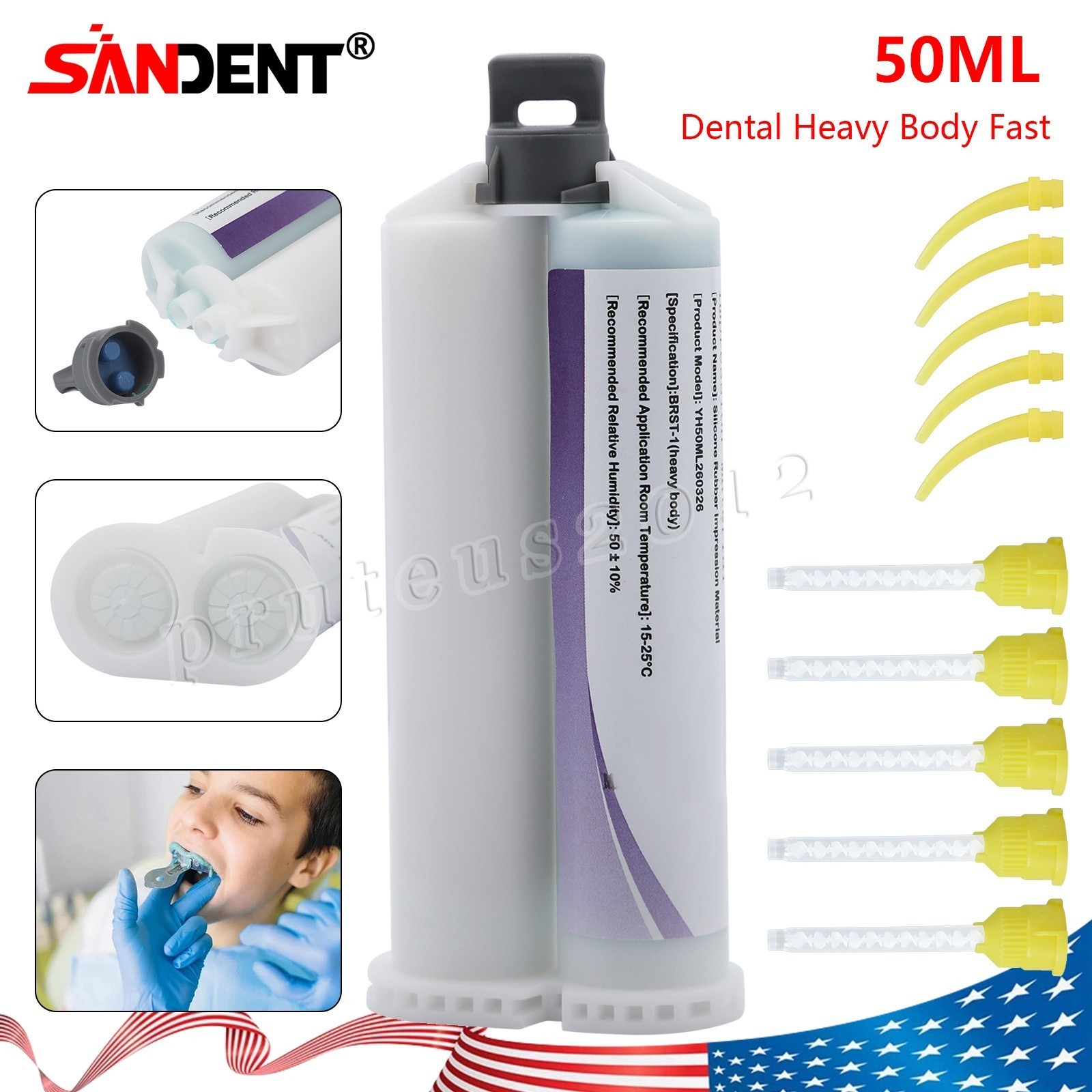 LIGHT MEDIUM HEAVY Body Impression Material Dental VPS FAST SET