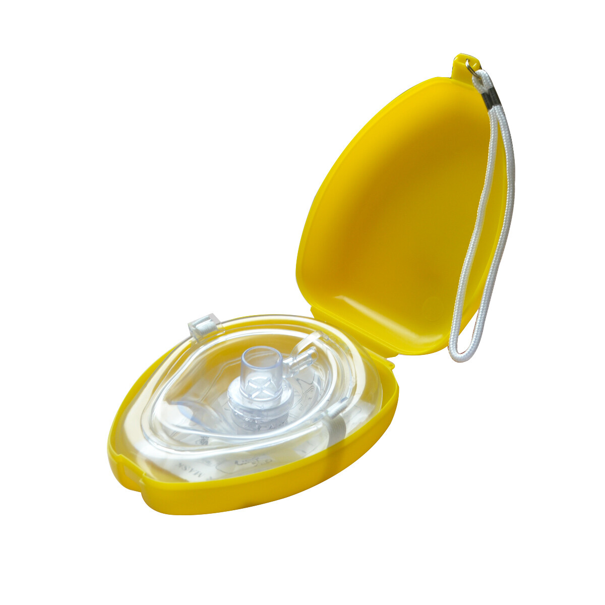 1 pcs yellow CPR Pocket Mask First Aid Traning One Way Valve CPR Face Shields